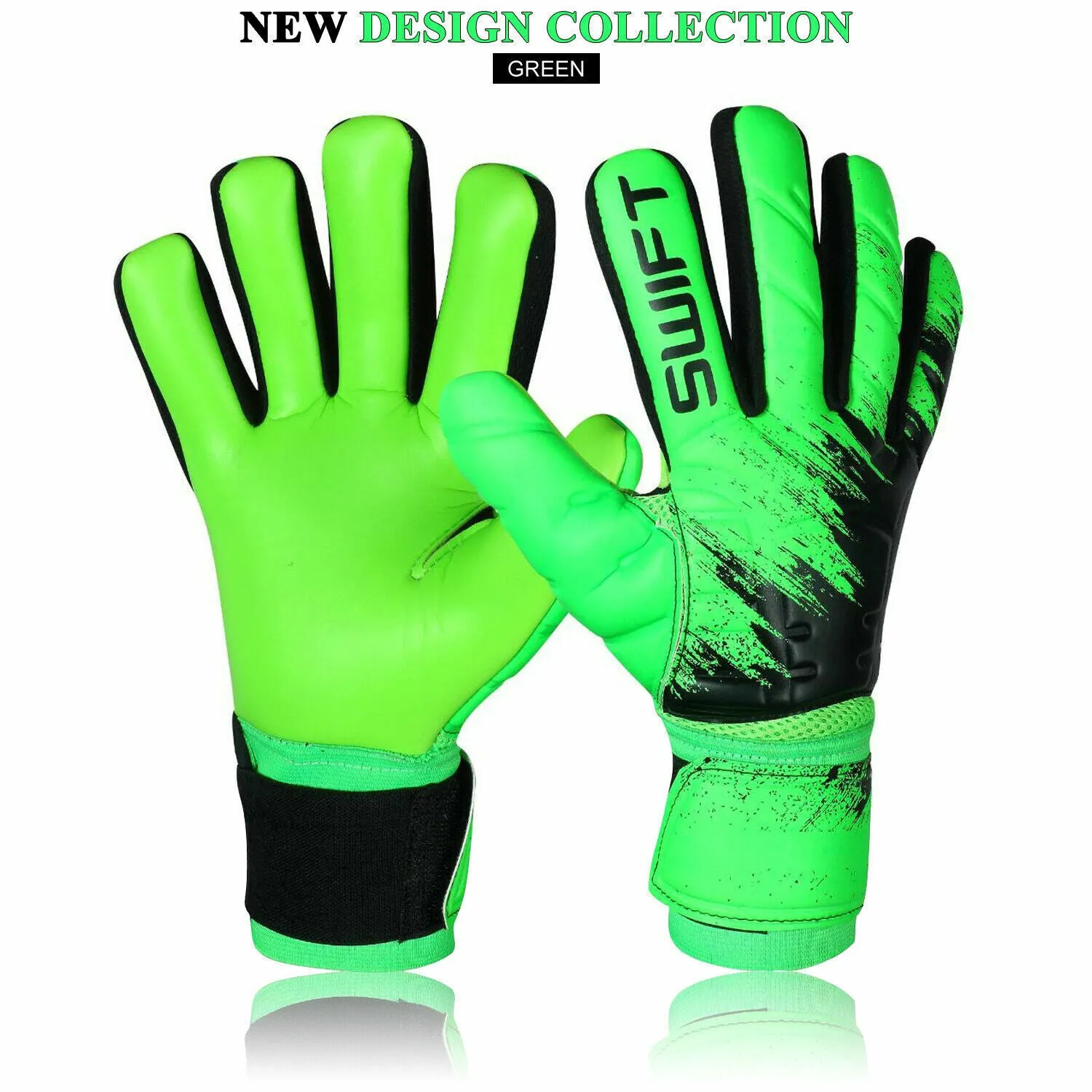 Pro Roll Finger Saver Goalkeeper Goalie Gloves