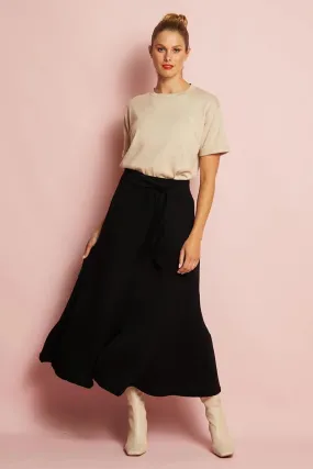 Rebecca Knit Skirt | Black