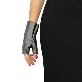 Ruby Cuff - Women's Fingerless Leather Gloves