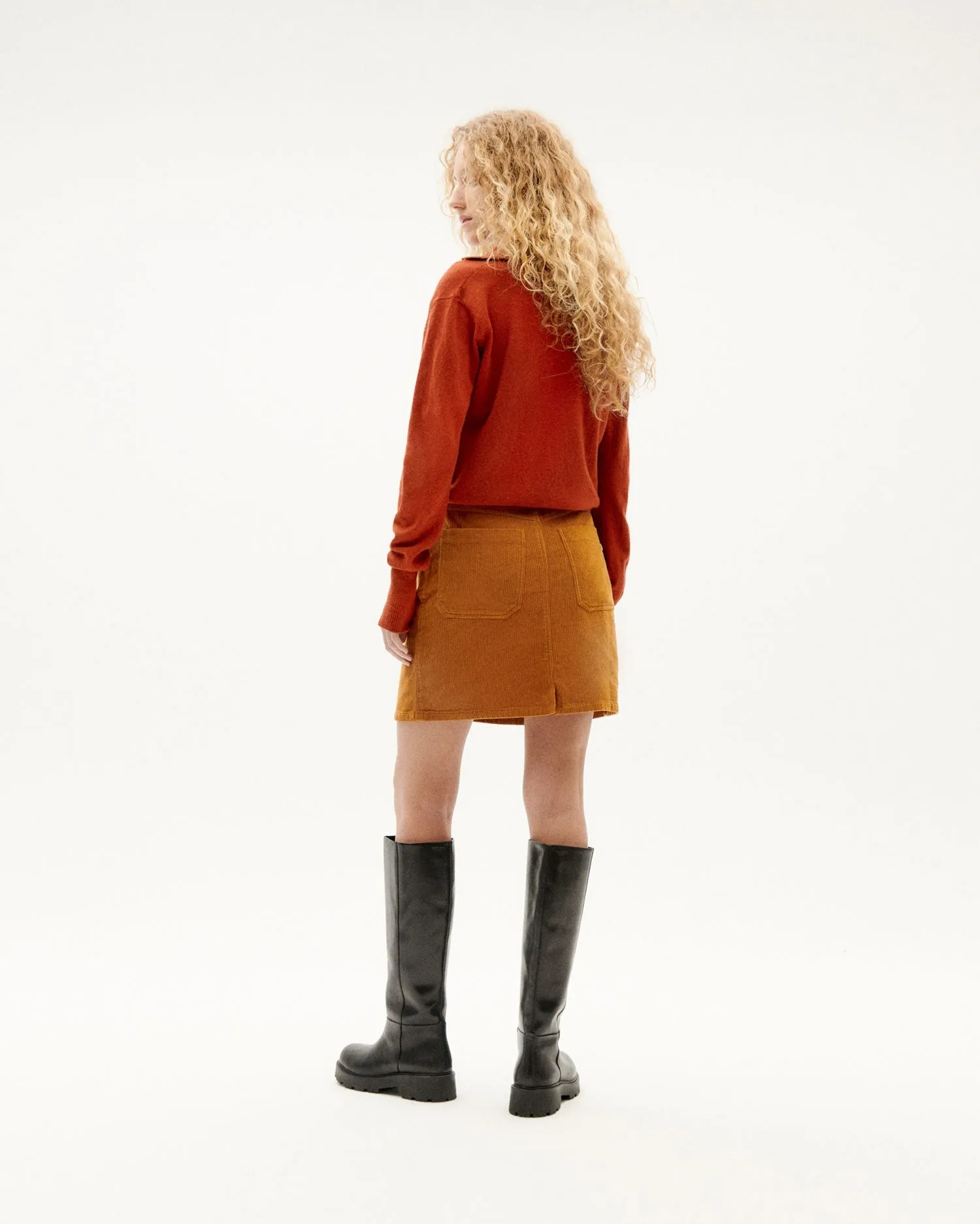 Sheena Wool Sweater Clay Red