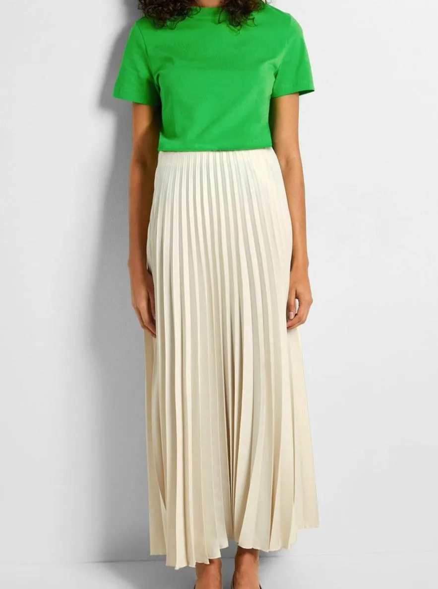 SLFTINA HW ANKLE PLISSÉ SKIRT | BIRCH