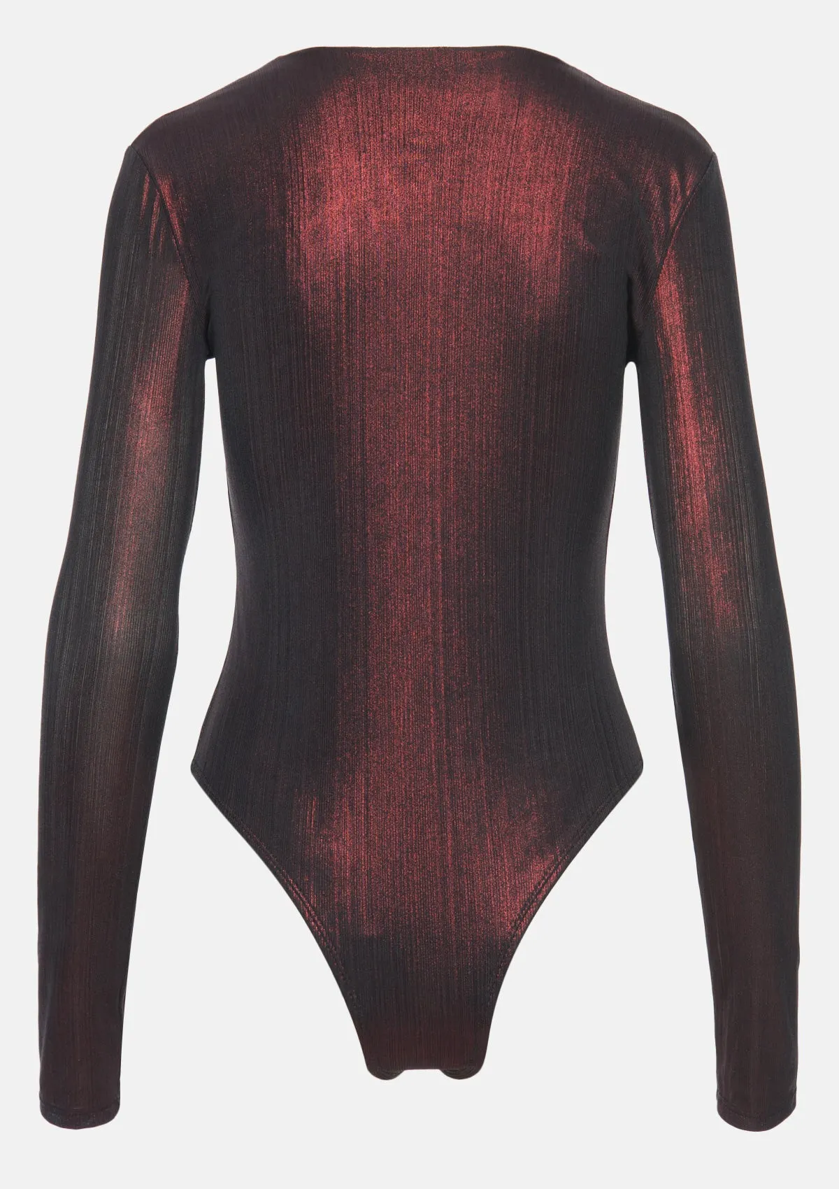 Tall Long Sleeve Plunge Bodysuit