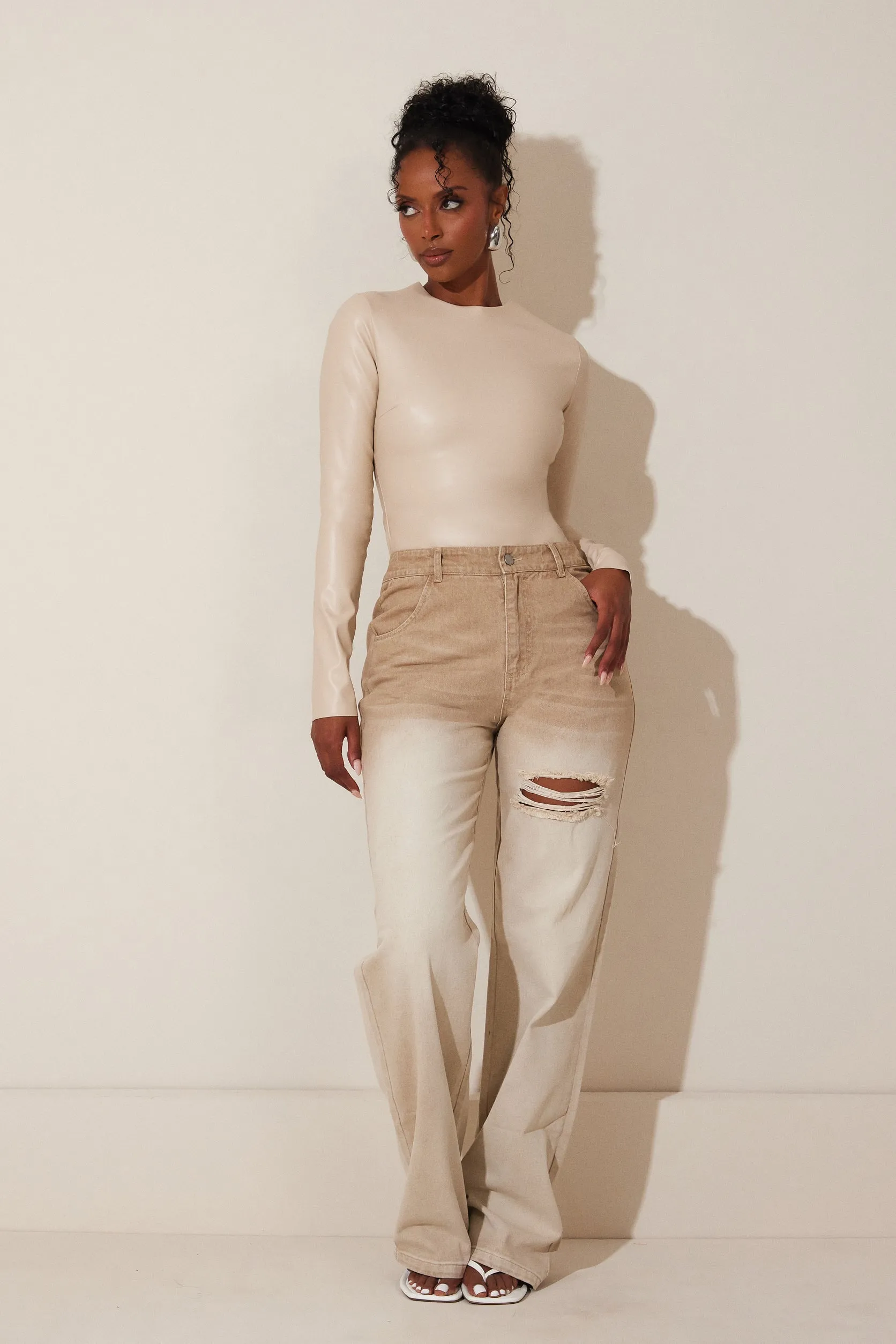 The Rumer Bodysuit- Cream