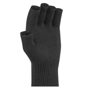 Thornham Solo Merino Fingerless Mitt - Black