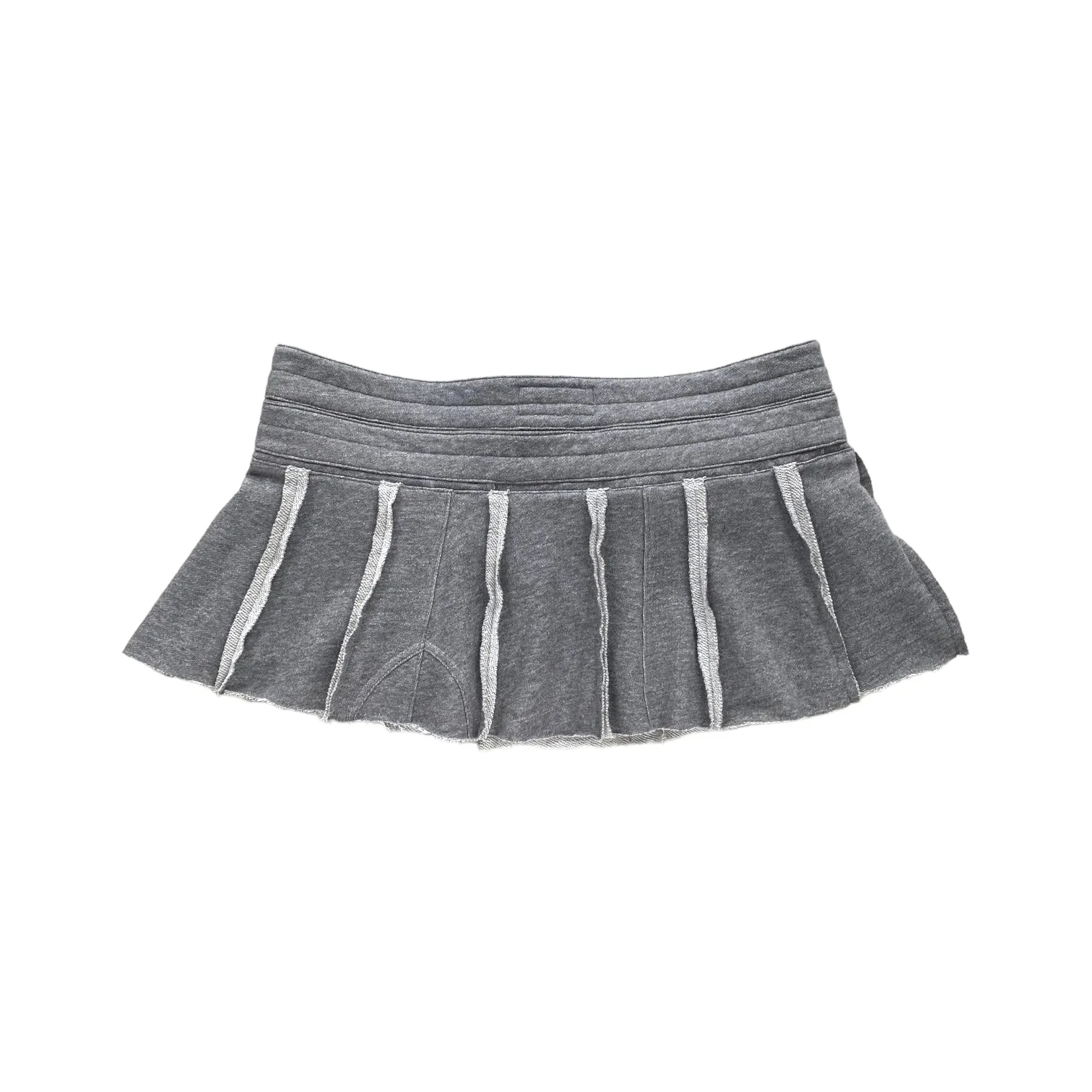 TRANSFORMED WRAP micro sweat skirt