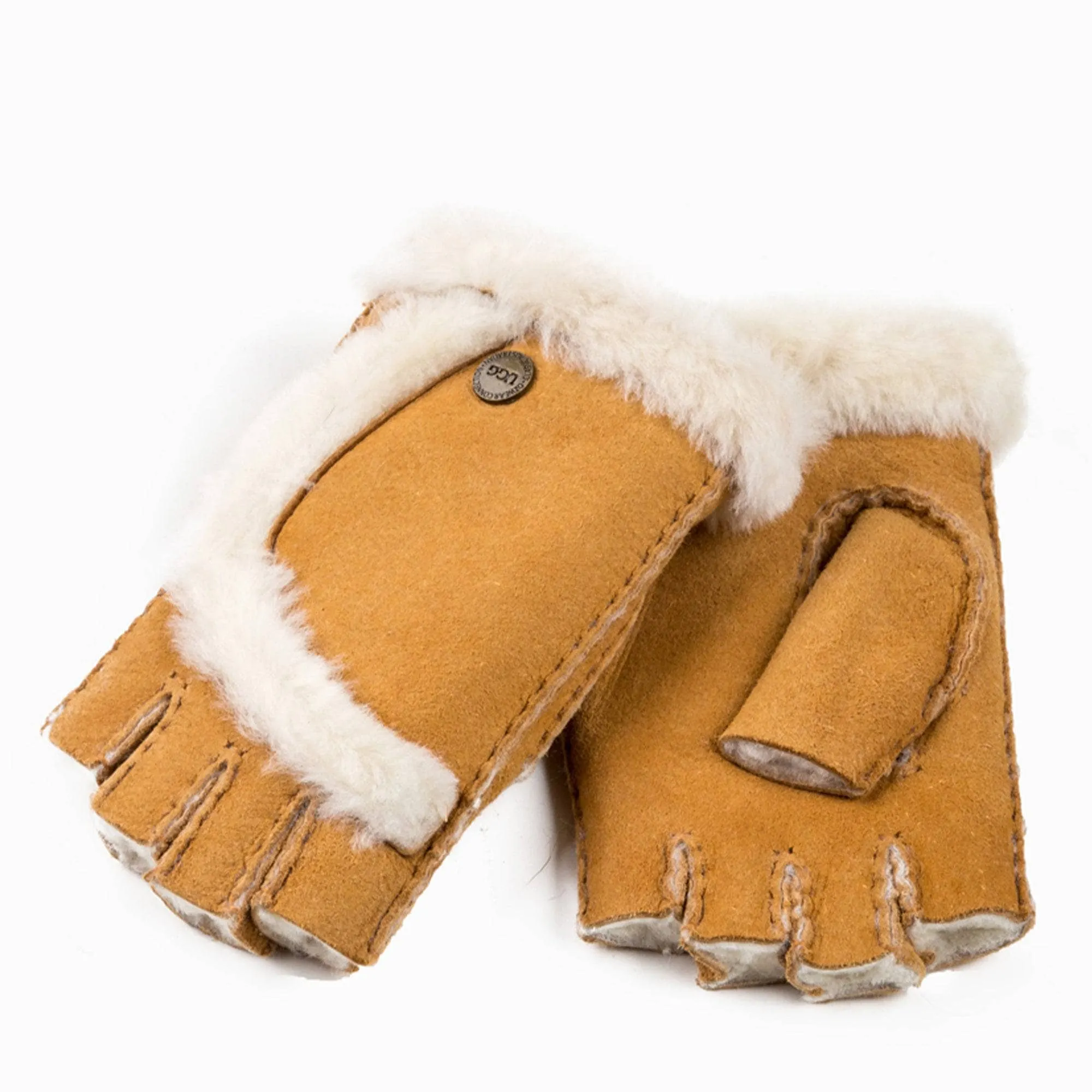 UGG Premium Fingerless Sheepskin Gloves