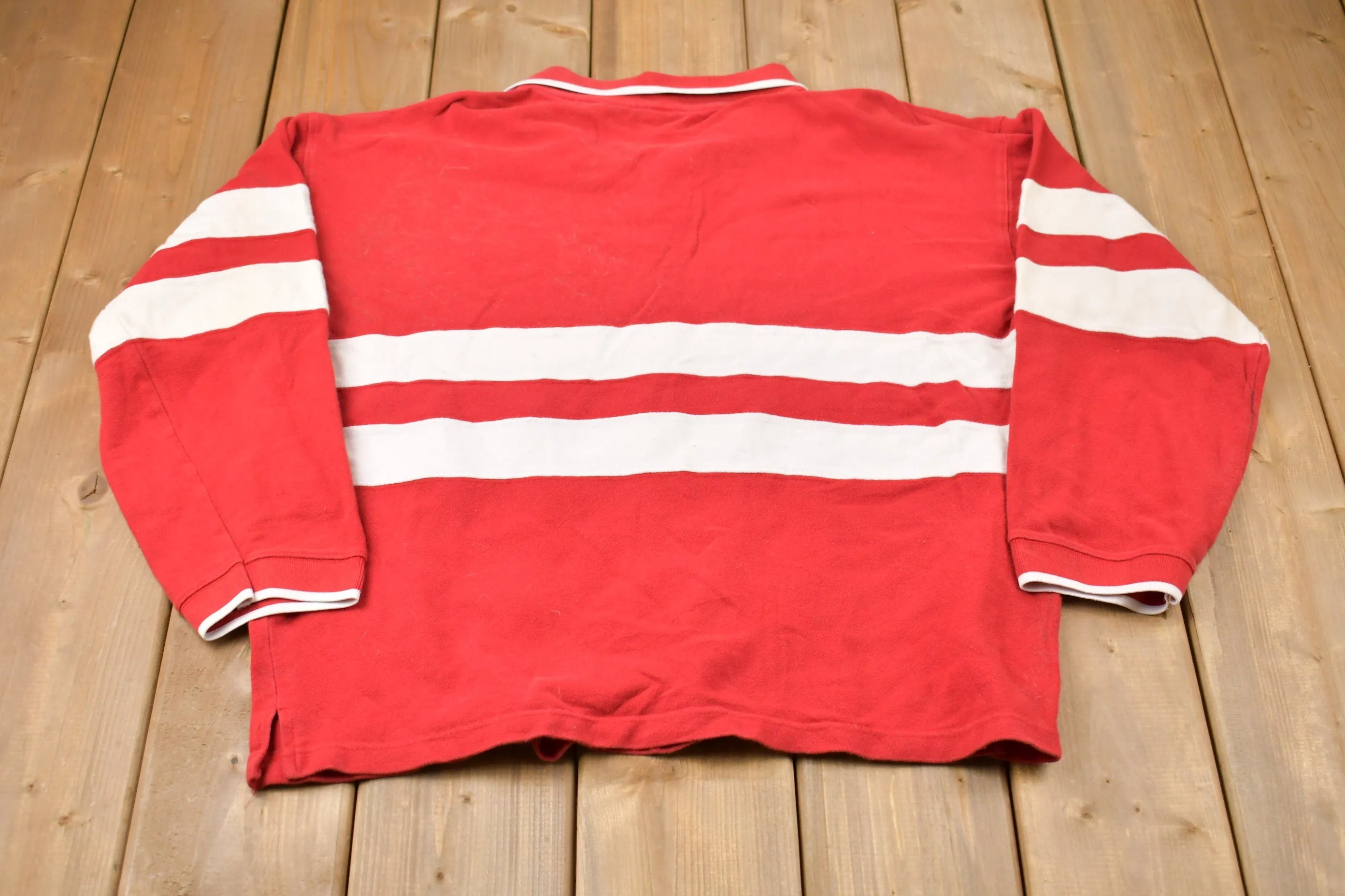 Vintage 1990s Red Oak University of Ohio State Buckeyes Collegiate Polo